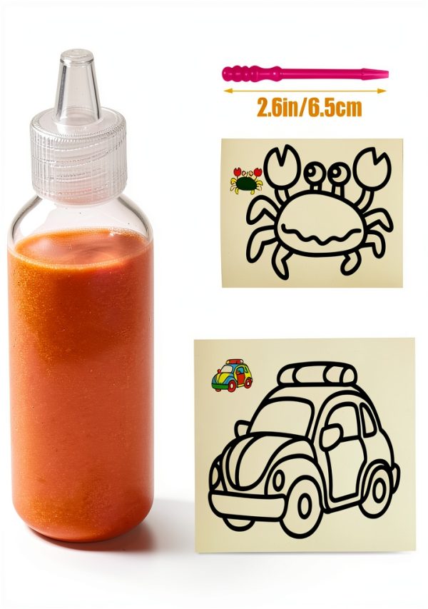 Zddaoole 32 PCS Art Sand Kit for Kids-2