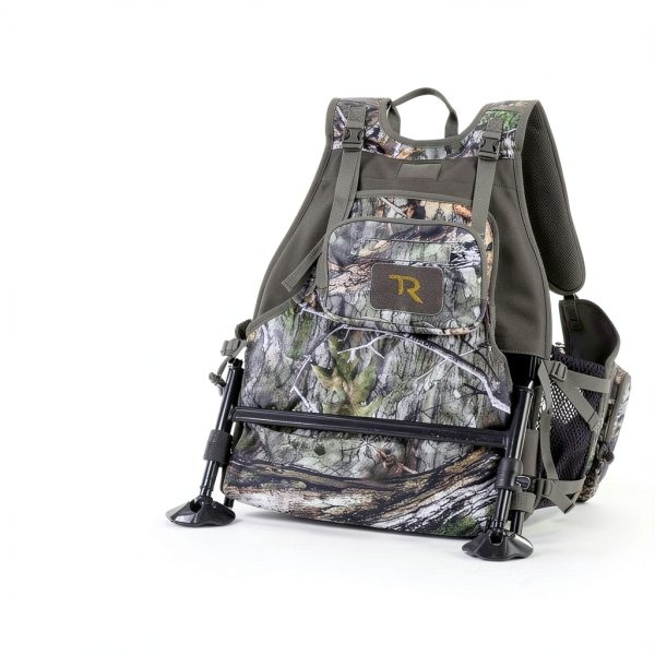 TR Turkey Hunting Vest Tactical Vest 3in Seat-7