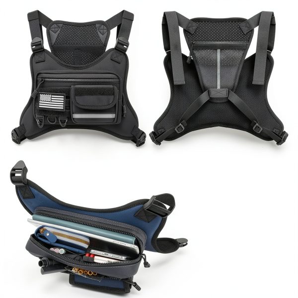 Adjustable Running Chest Pack TrailFit Unisex Vest-5