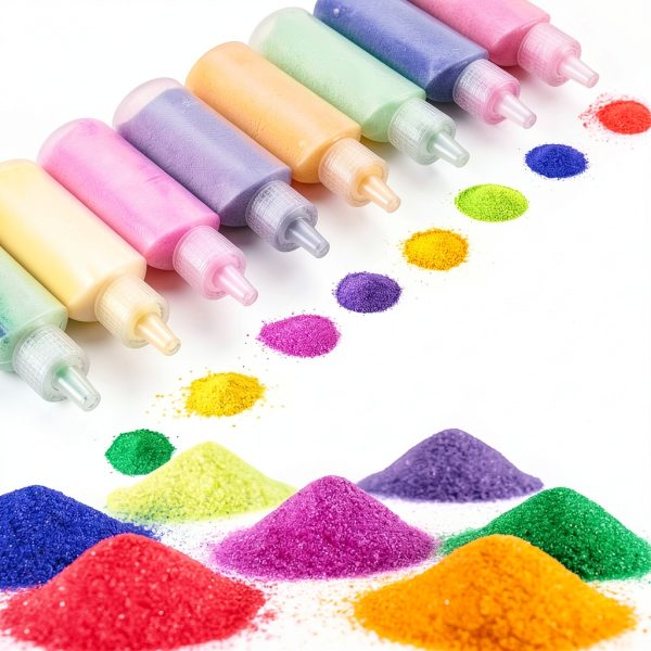Zddaoole 32 PCS Art Sand Kit for Kids-3
