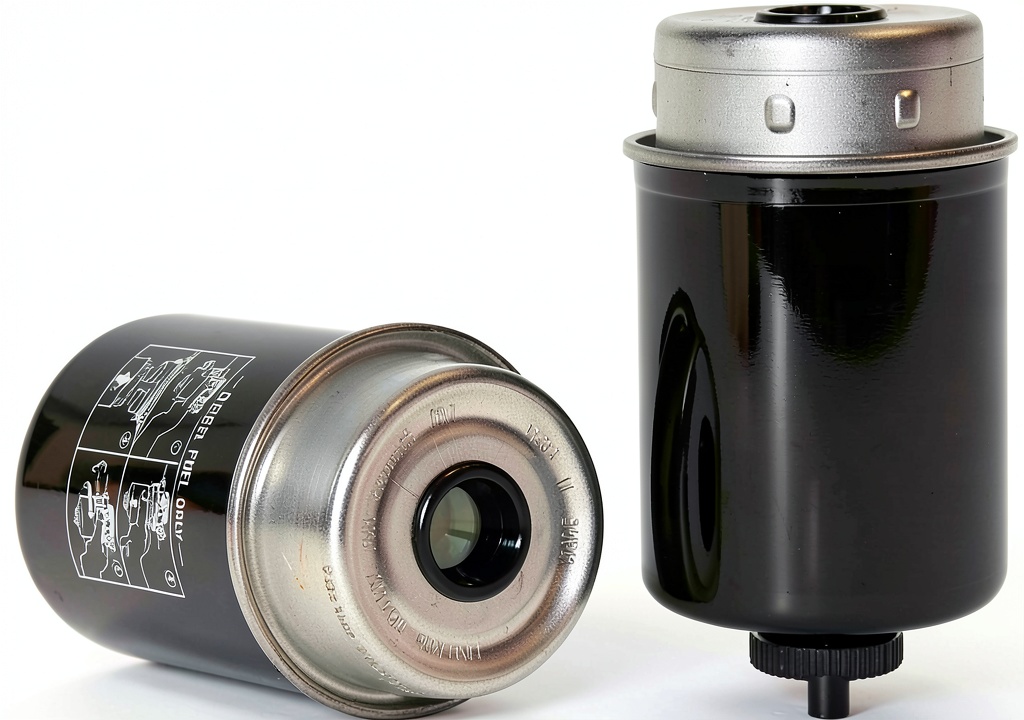 Wix fuel filter installed in a truck engine bay