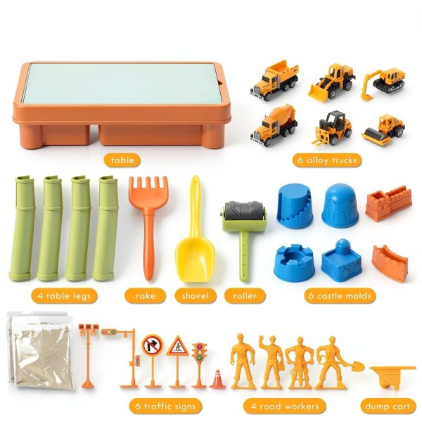 Shantoushi Sand Table 26lb Sensory Kit for Kids-5