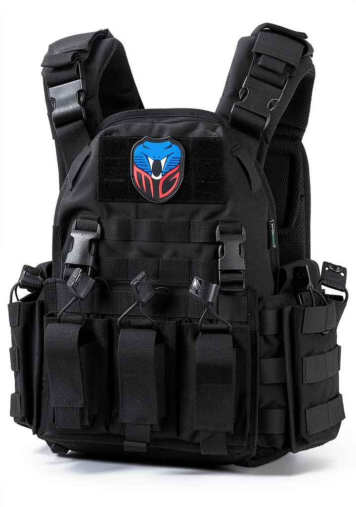 Tactical vest made of 500D nylon