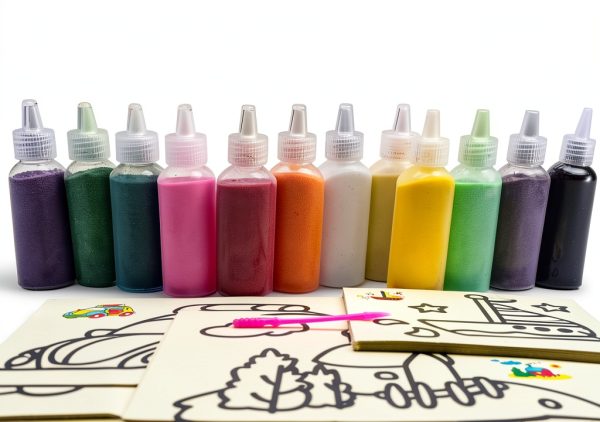 Zddaoole 32 PCS Art Sand Kit for Kids-1