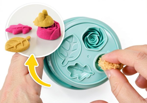 Kinetic Sand SquishBlossom Playset Kids Creative-4