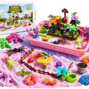 Flower Garden Sensory Bin FIIOEOY Plastic Kids Set-0