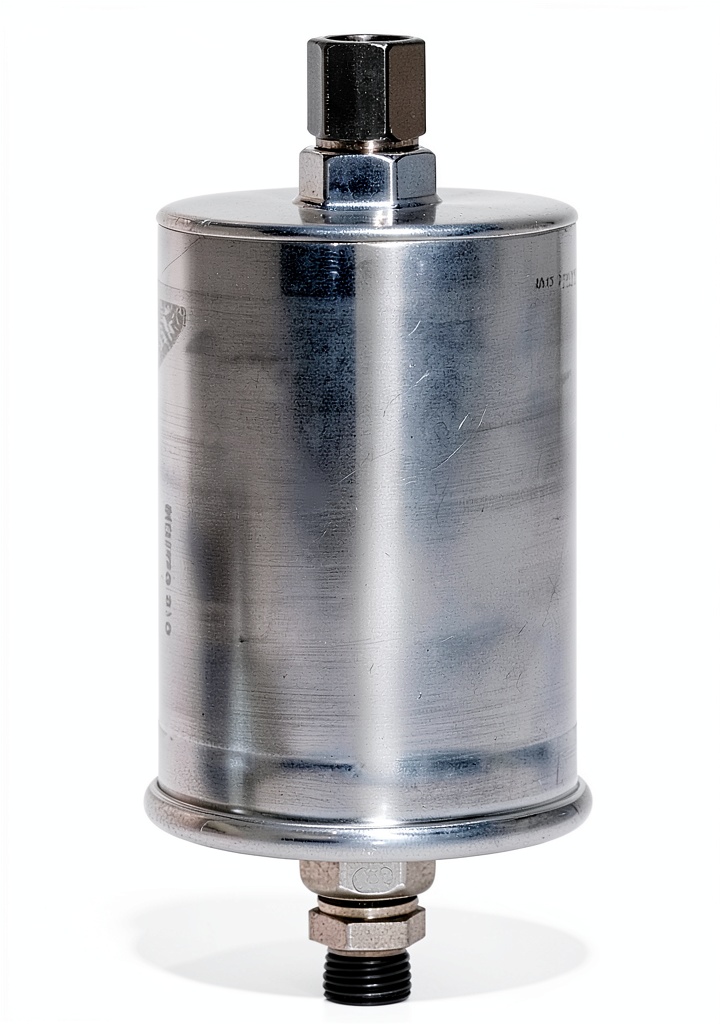 Wix fuel pump filter installed in a vehicle's fuel line