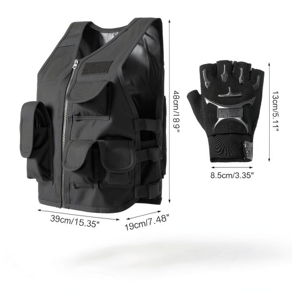 Tactical Vest SATINIOR Nylon Tactical Design-2
