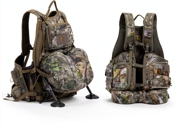 TR Turkey Hunting Vest Tactical Vest 3in Seat-8