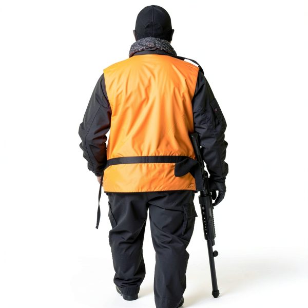Orange Hunting Vest Klarny Outdoors Blaze Design-2