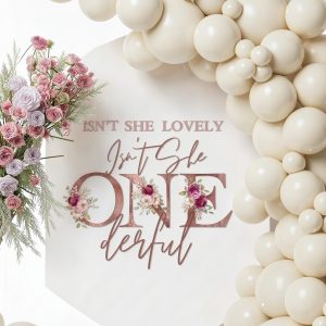 Isn't She Onederful Decal SANDOO Waterproof Floral-0
