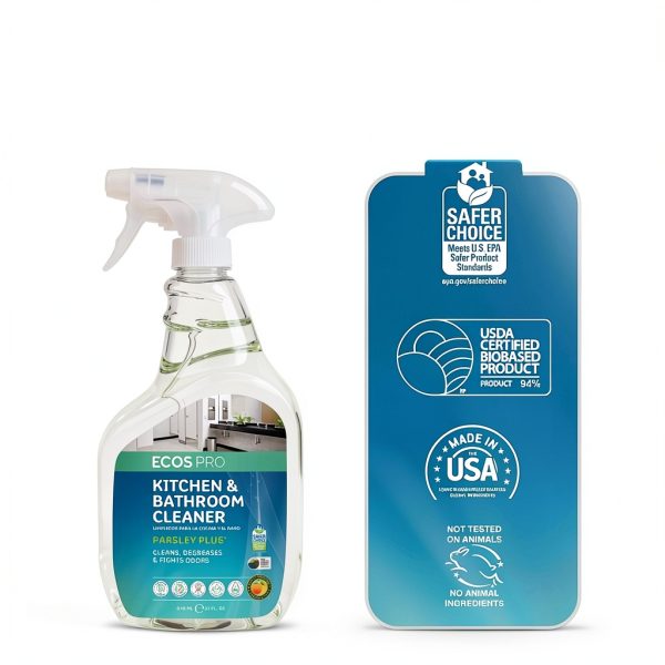ECOS PRO PL9746/6 All-Purpose Kitchen Bathroom Cleaner Parsley Plus-1