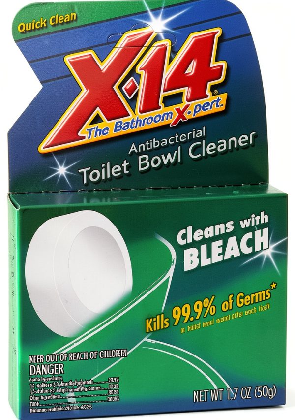 X-14 Bleach Automatic Toilet Bowl Cleaner, 1.7 OZ, 12-Pack-0