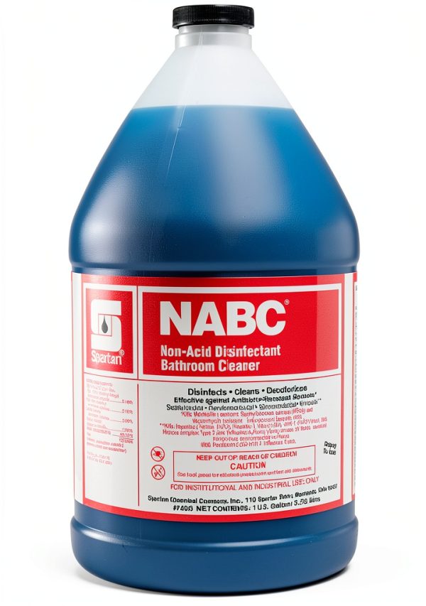Spartan NABC Non-Acid Bathroom Cleaner 1 Gallon Bottle Case of 4-0
